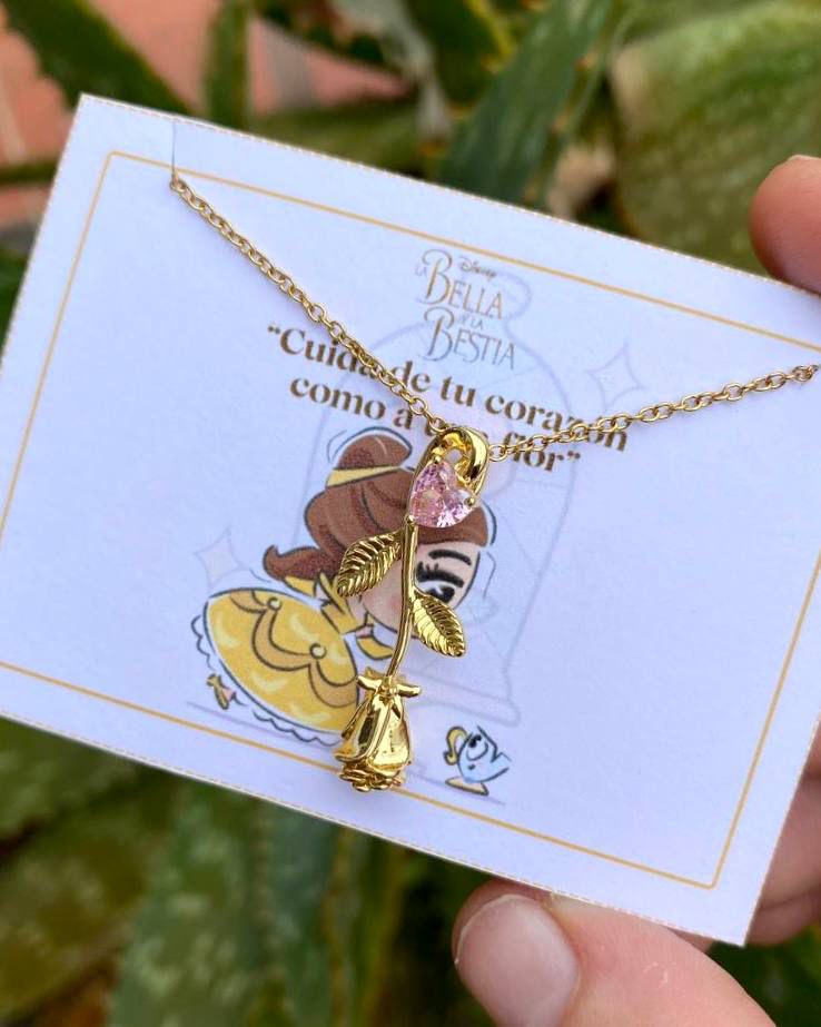 Collar la bella y la bestia