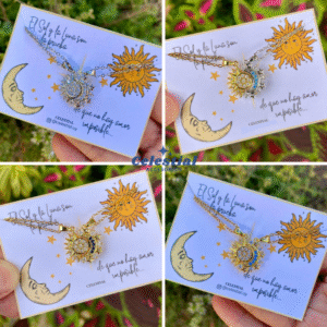 COLLARES SOL Y LUNA IMAN